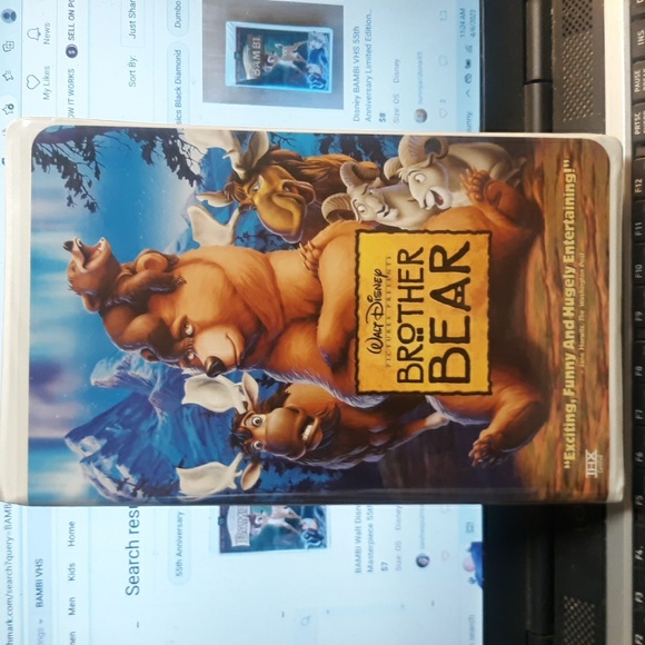 Disney Other Disney Brother Bear Vhs Tape Sku Stock Shelf Poshmark